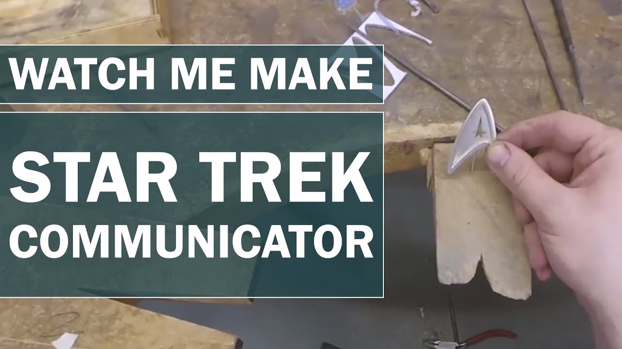 Watch Me Make - Sterling Silver Star Trek Communicator
