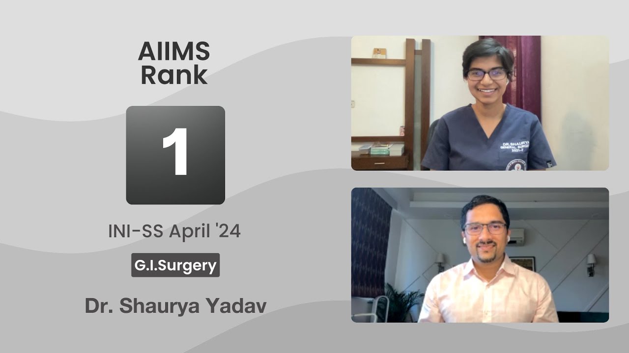 INISS Apr&rsquo;24 G I Surgery, AML 1 Dr. Shaurya Yadav with Dr Rohan Khandelwal