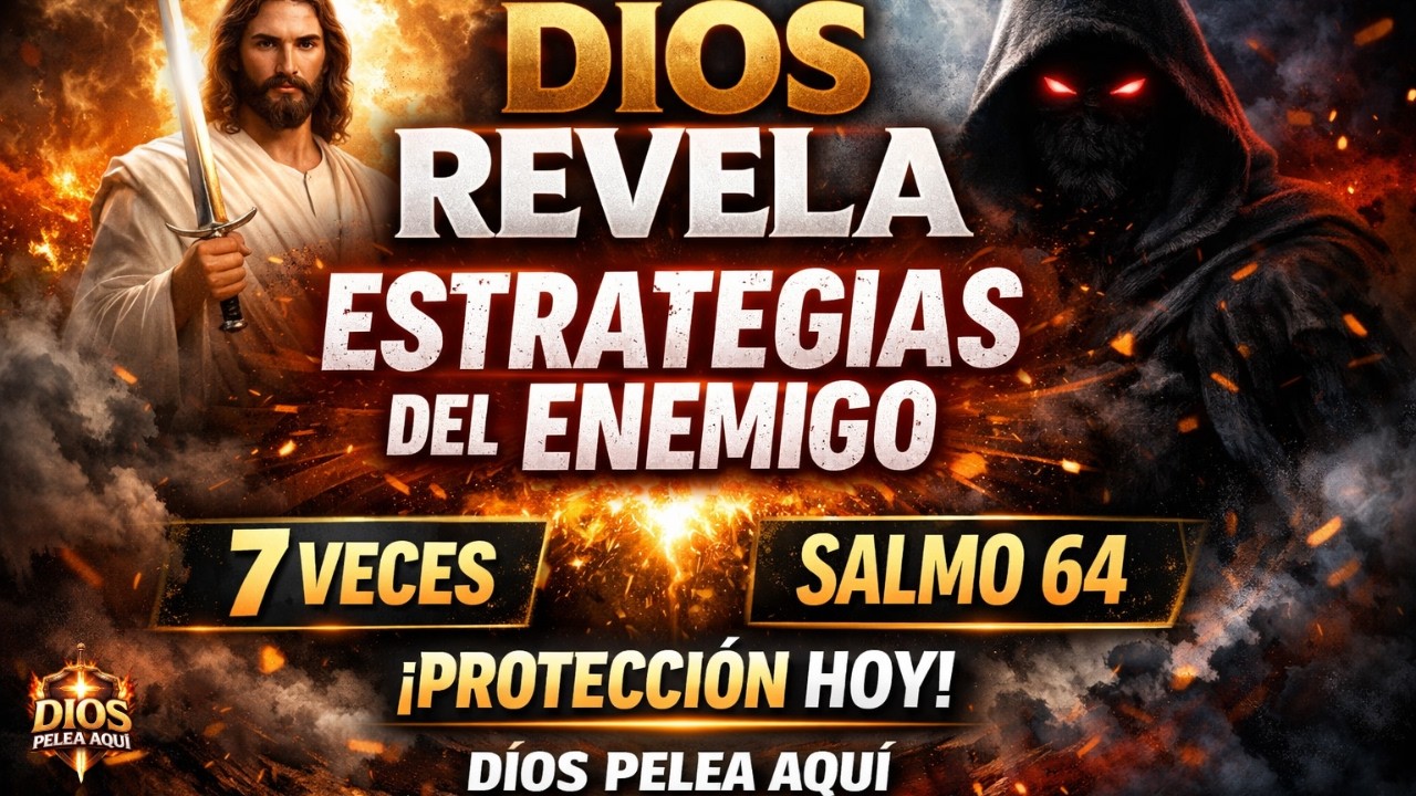 🔥 Dios REVELA Estrategias del Enemigo | 7 Veces el Salmo 64 Para Protección HOY | DIOS PELEA AQUÍ