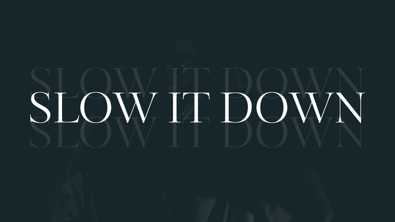 Drager - Slow It Down (Official Lyric Video)