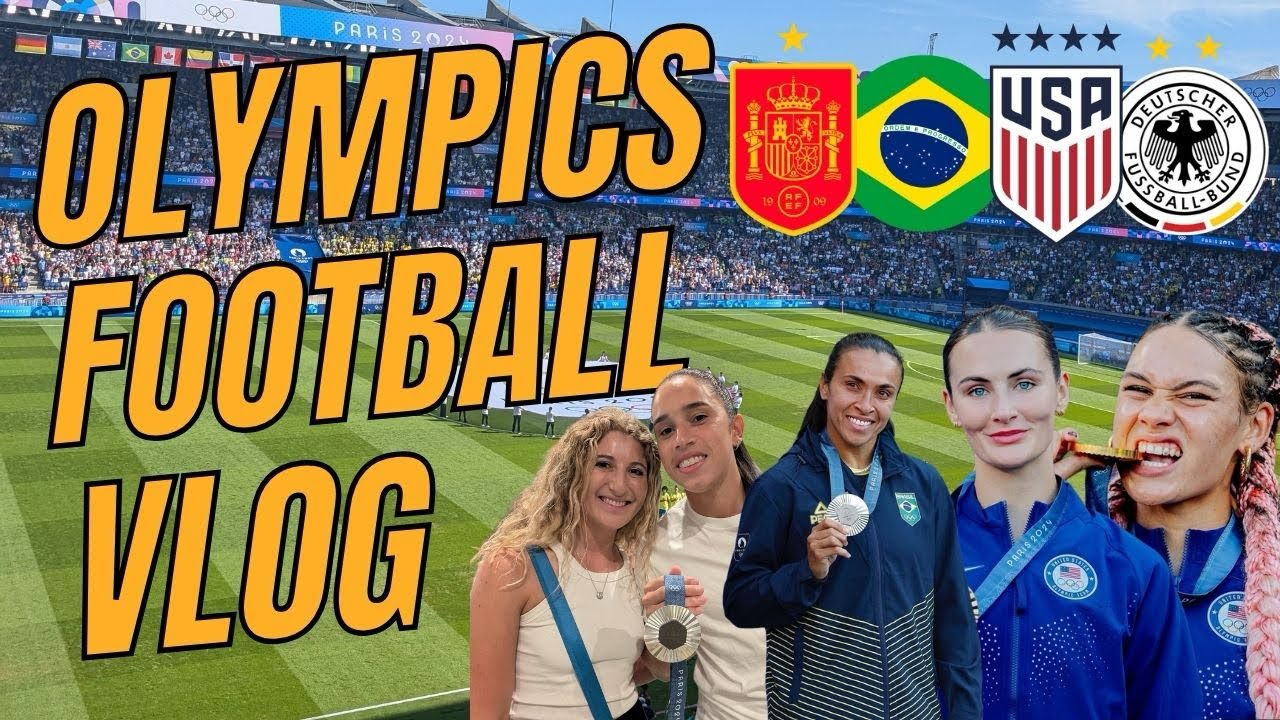 OLYMPICS FOOTBALL VLOG | USWNT, Brazil, Spain, Germany & More! 🏆