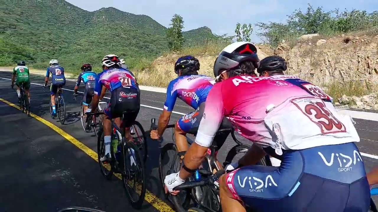 Carrera Ciclista San Juan Raboso Izucar de Matamoros Puebla 14 Octubre 2023  Ataque tras Ataque