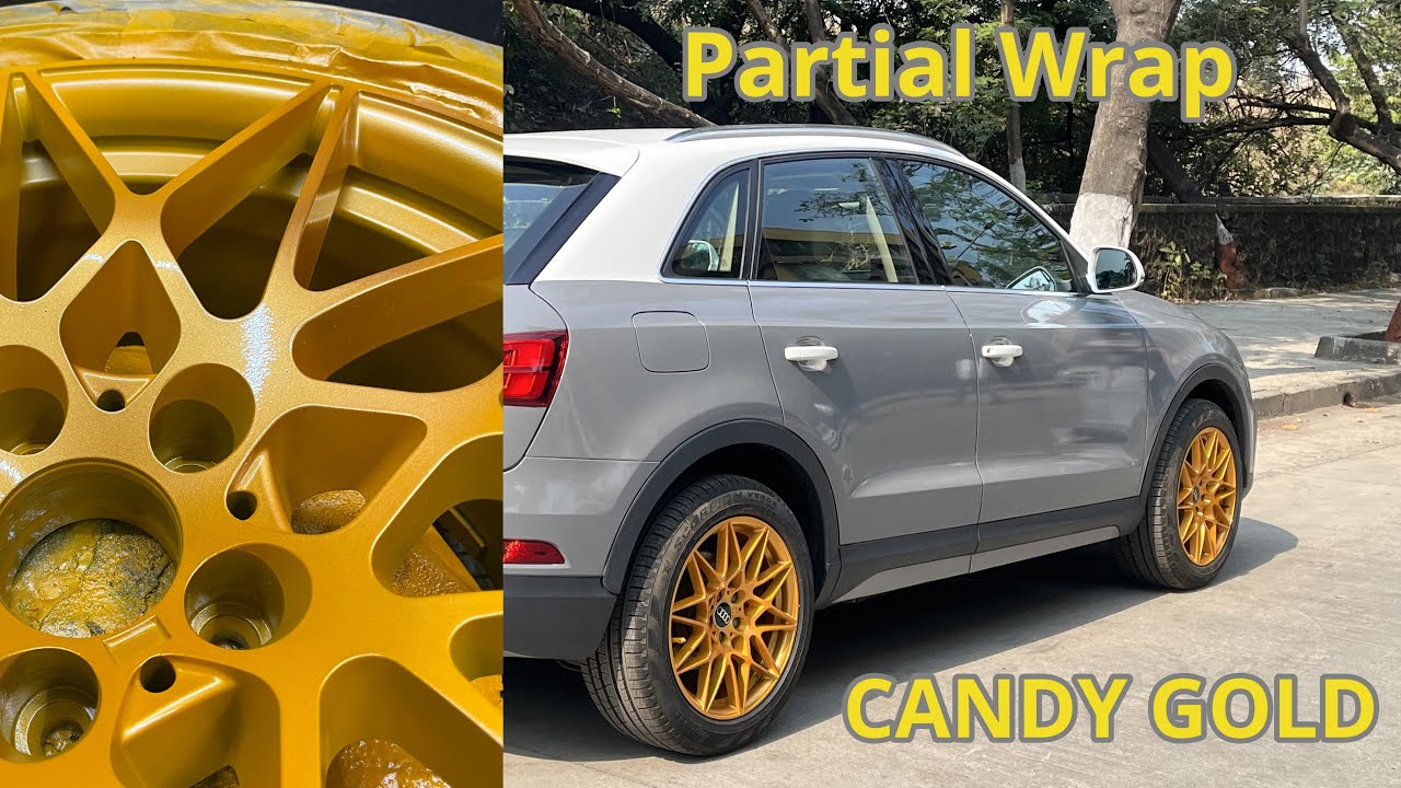 AUDI Q3 Wrap in NARDO GREY | Partial Wrap | Car wrapping In India | CAR MODIFICATION IN MUMBAI