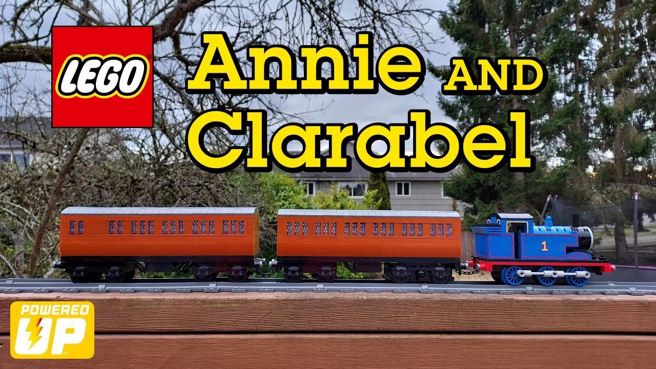 LEGO Annie and Clarabel Motorized Coaches - Thomas and Friends Railway Series MOC Showcase
