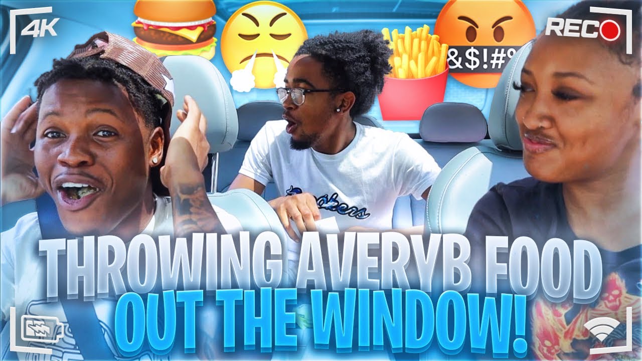 THROWING AVERYB FOOD OUT THE WINDOW...*HE CRIED*