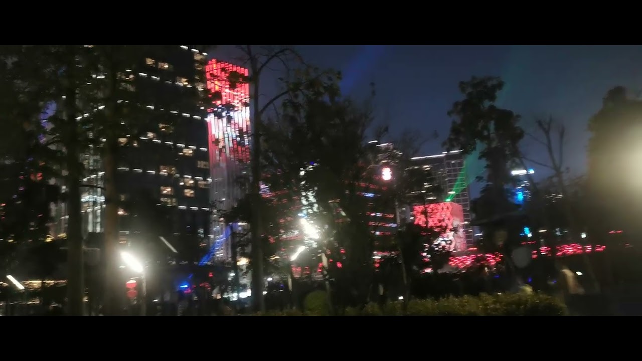 Amazing lights shows at Talent Park Shenzhen 🇨🇳🇨🇳🇨🇳