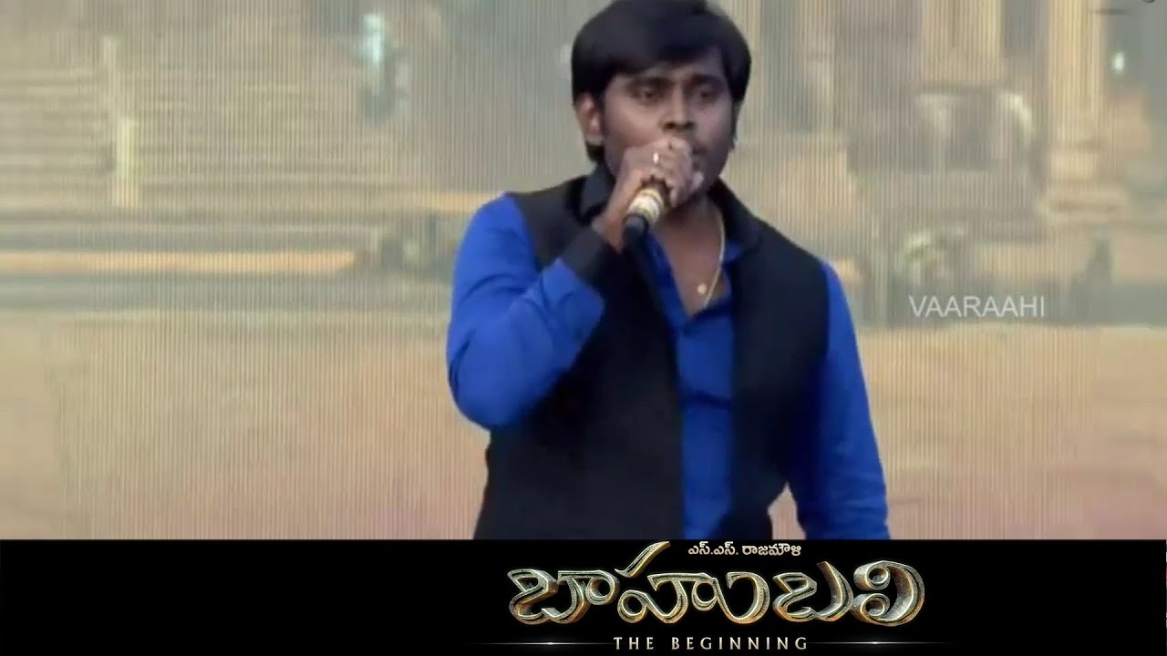 Singer Deepu Performance At Baahubali - The Beginning Audio Launch - Prabhas, SS Rajamouli