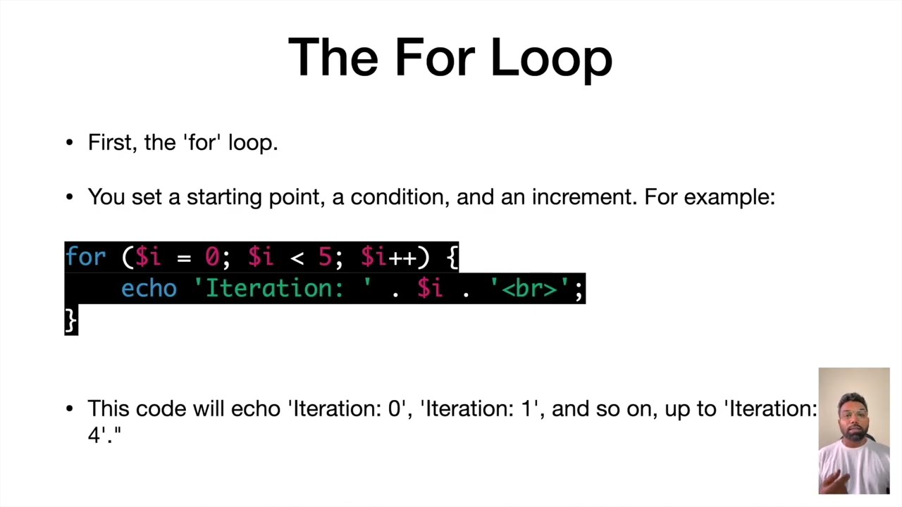 Foreach loop in PHP in 60 Seconds | PHP Basics Explained