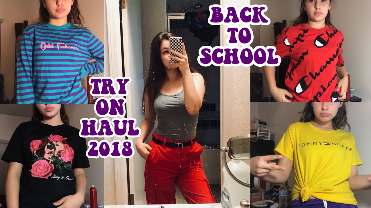 (PT 2) back to school try on haul 2018