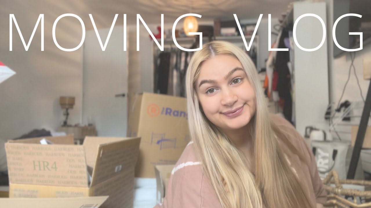 MOVING VLOG #1 | packing up my room and more homeware hauls