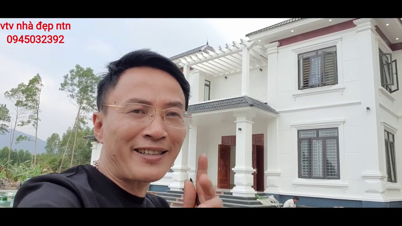 Biệt thự nhà vườn mái nhật hai tầng tân cổ điển không gian thoáng đẹp 5 phòng ngủ chi phí 1.5tỷ