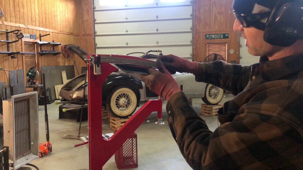 Planishing welds with Planishing hammer