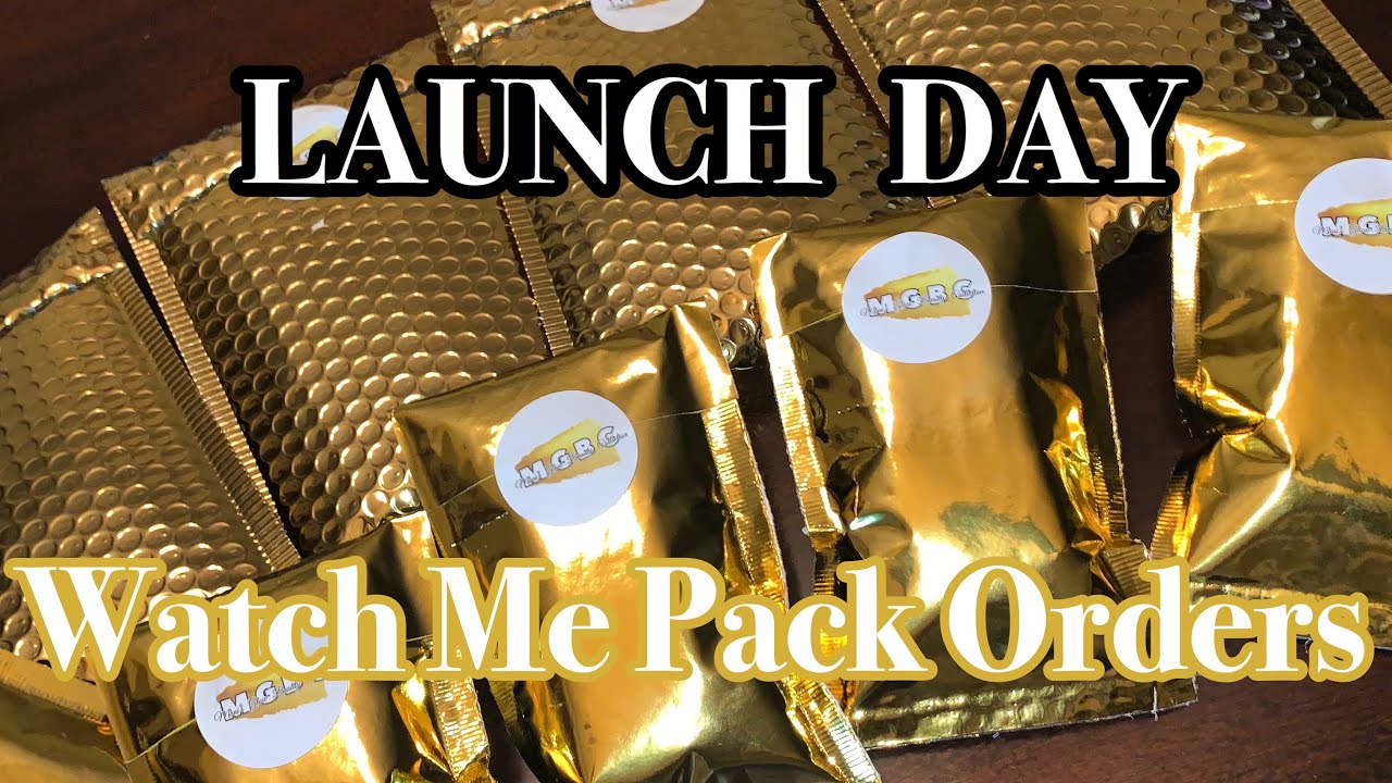 Watch Me Pack Lipgloss Orders on Launch Day I Start a business with me I Episode 5