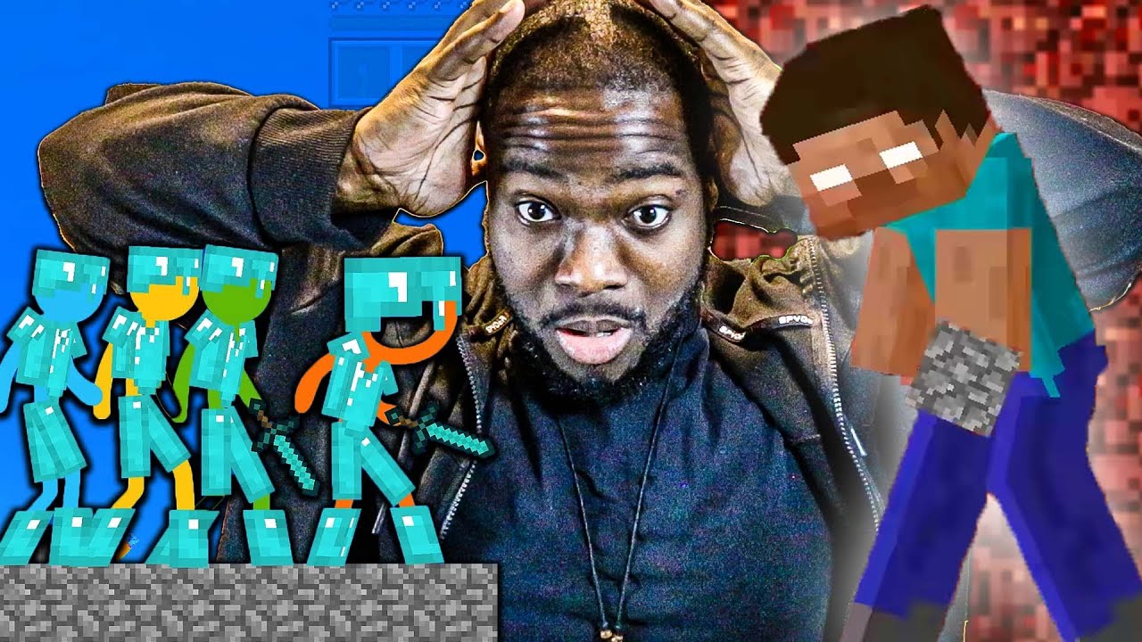 Animation Vs Minecraft is WILD (REACTION)