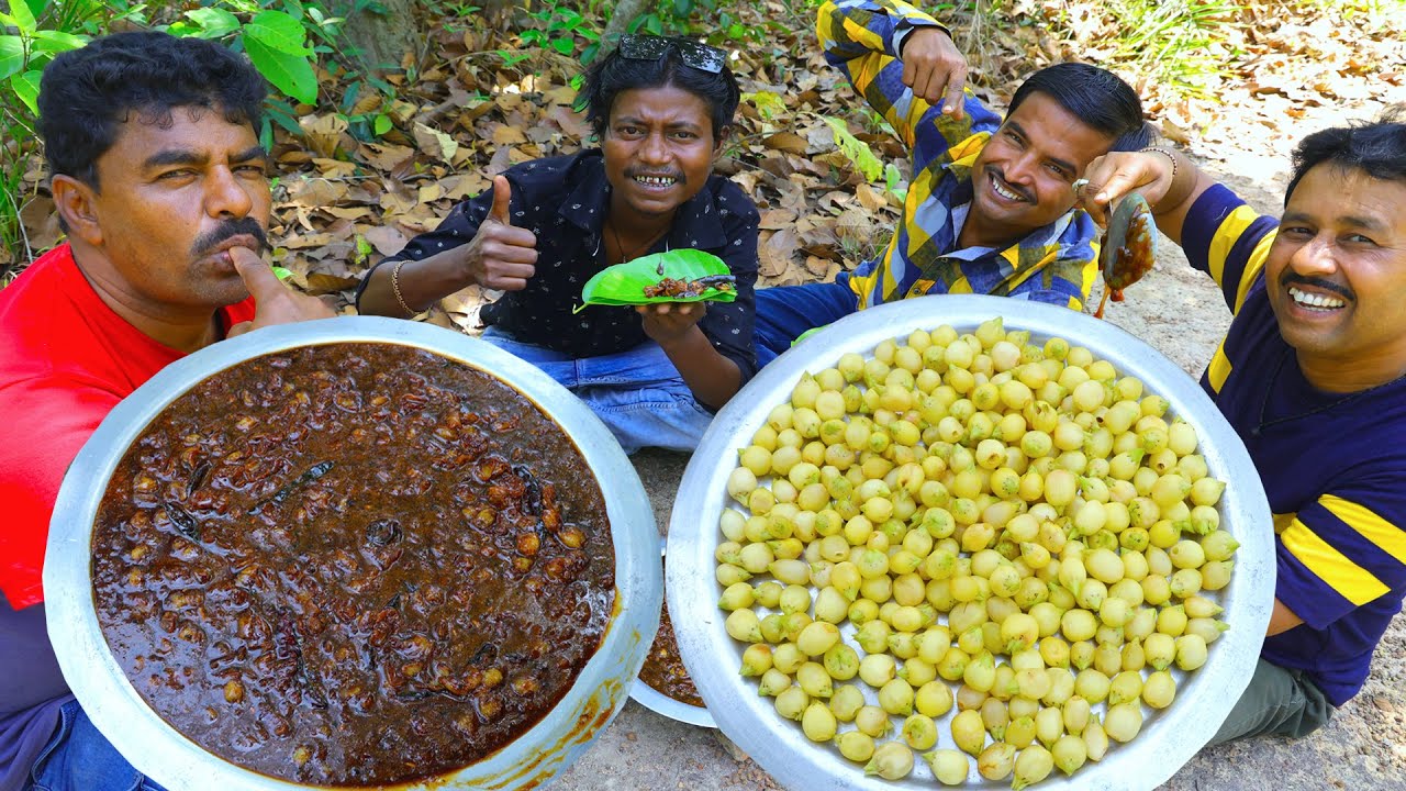 Mahuya Flower Pickle Recipe  | how to make mahuya wine flower achar recipe in bengali style