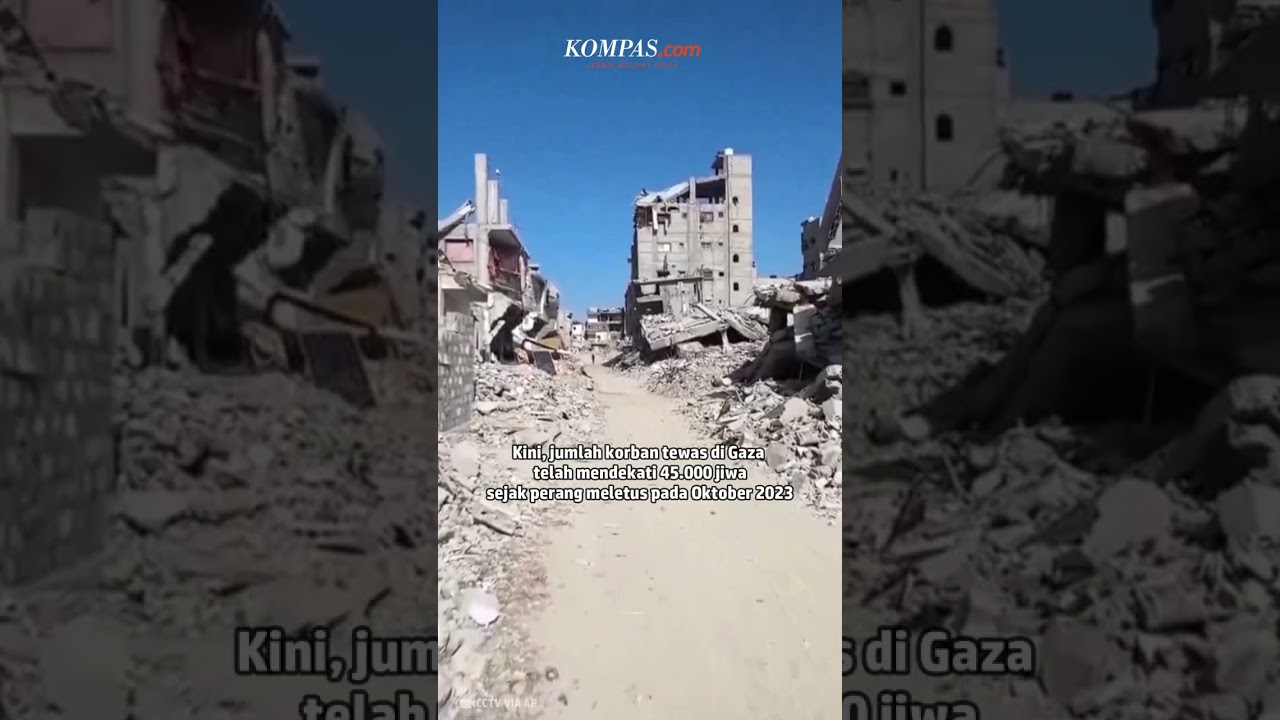 Detik-detik Ledakan Besar Mengguncang Gaza