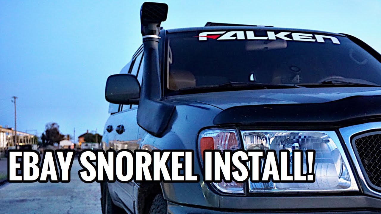 Installing A eBay Snorkel On A Toyota Land Cruiser (100 series) // How To