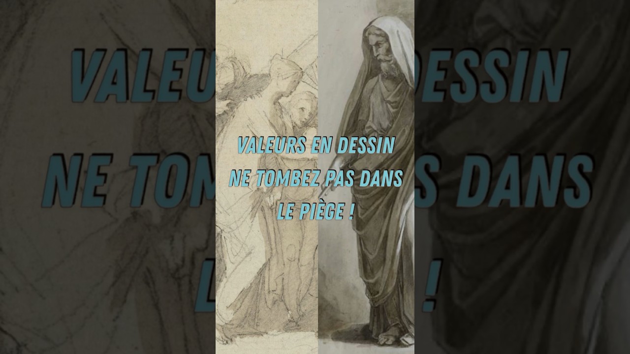 Pour dessiner les valeurs ne tombez pas dans ce pi&egrave;ge ! #dessin #dessinombre #dessiner