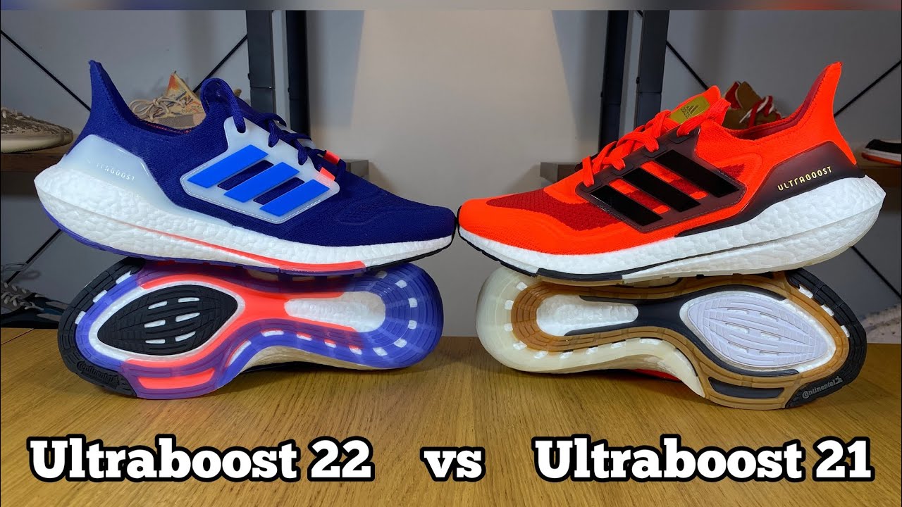 Ultraboost 22 vs Ultraboost 21 Comparison & On foot