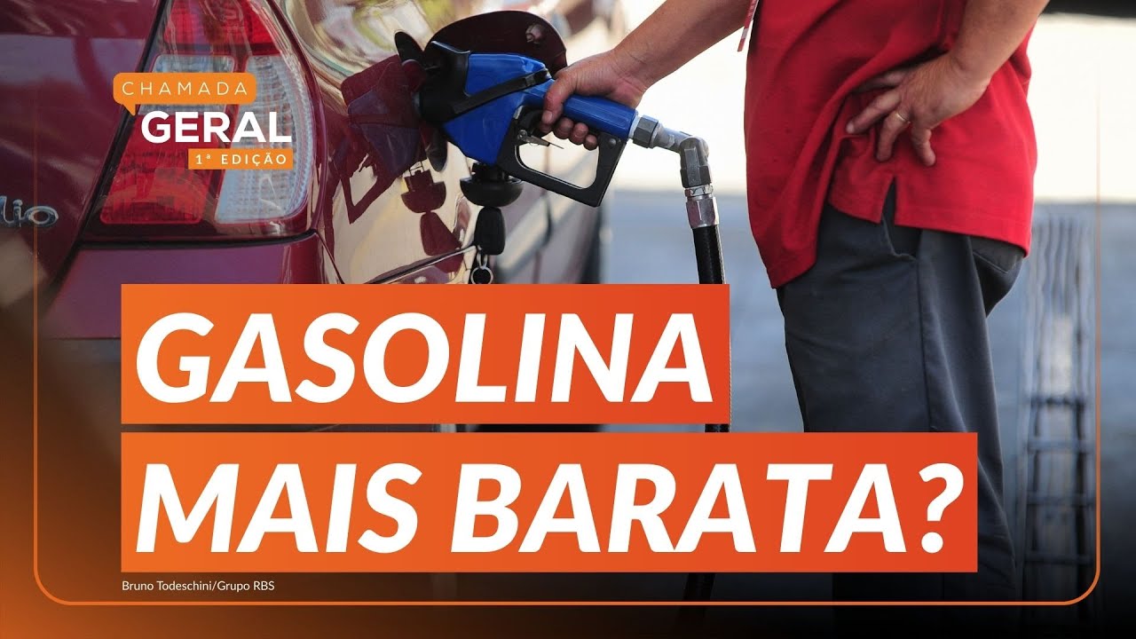 GASOLINA: REDUÇÃO de PREÇO ainda não chegou ao CONSUMIDOR em PORTO ALEGRE | Chamada Geral 1