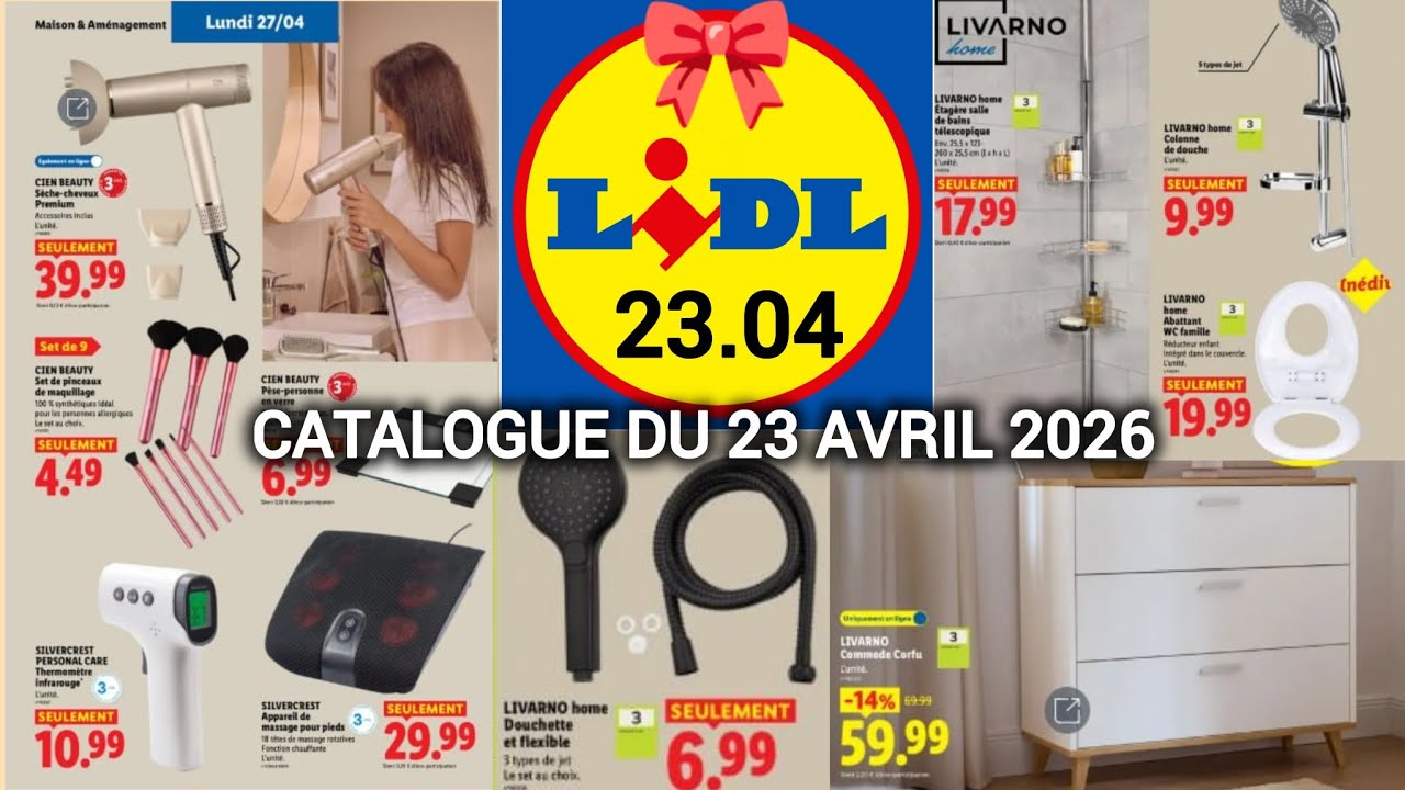 LIDL Arrivage de la Semaine 23 AVRIL 2026 ✨ Lidl Catalogue de la semaine Cuisine Parkside ✨ #Lidl