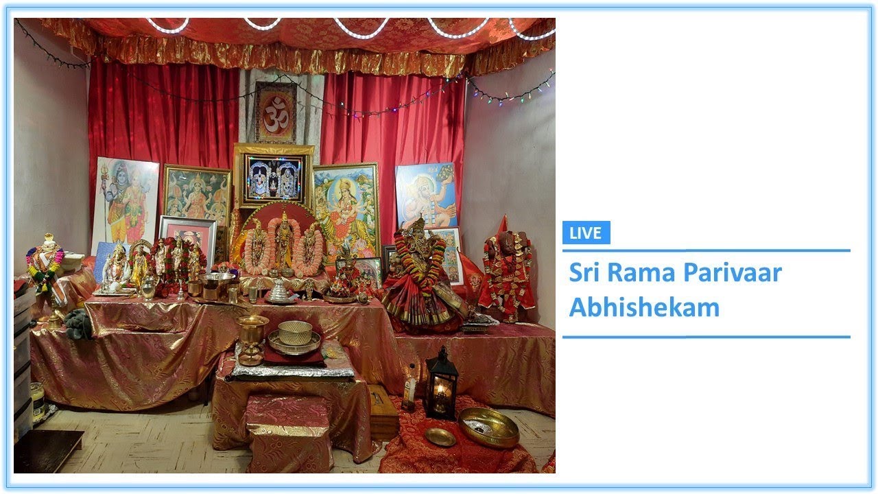 LIVE Darshanam | Sri Rama Parivaar Abhishekam | Sri Venkateswara Temple