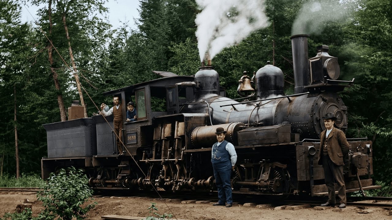 The 100-Ton Logging Locomotive That Could Climb Mountains