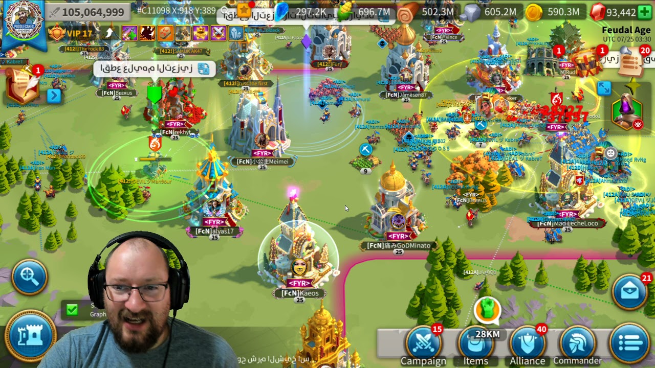 ROK - Insane 3 hour Rally!  50+million dead!  Pakal / Harald in action!