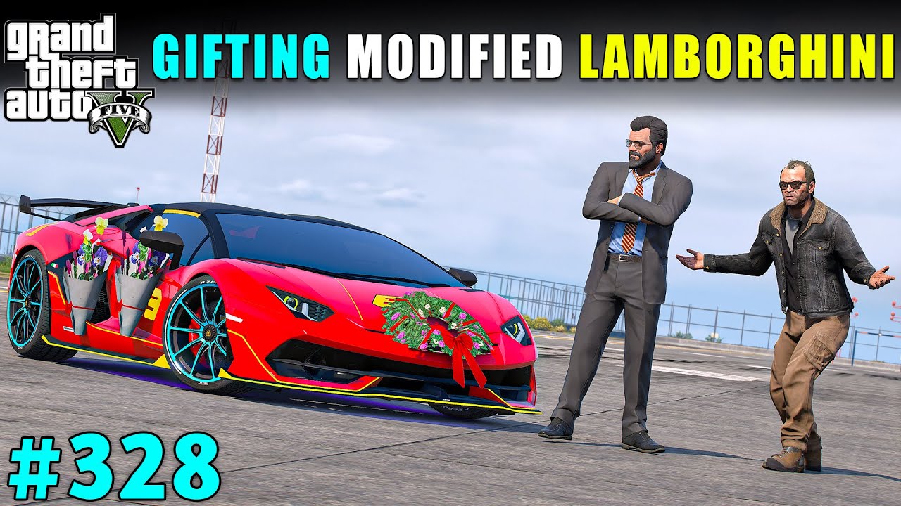 MICHAEL GIFTING ULTRA MODIFIED SUPER CAR TO TREVOR | GTA V GAMEPLAY #328 | GTA 5