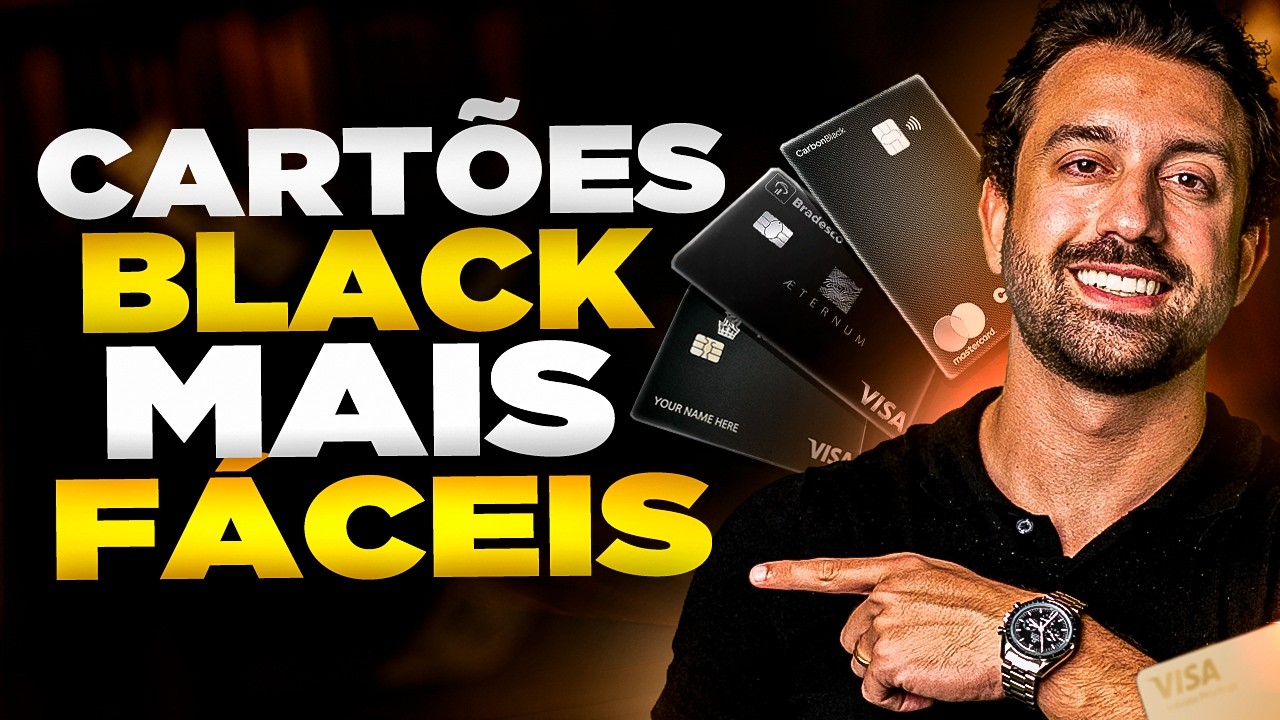 TOP 5 CARTÕES BLACK mais FÁCEIS de CONSEGUIR em 2026