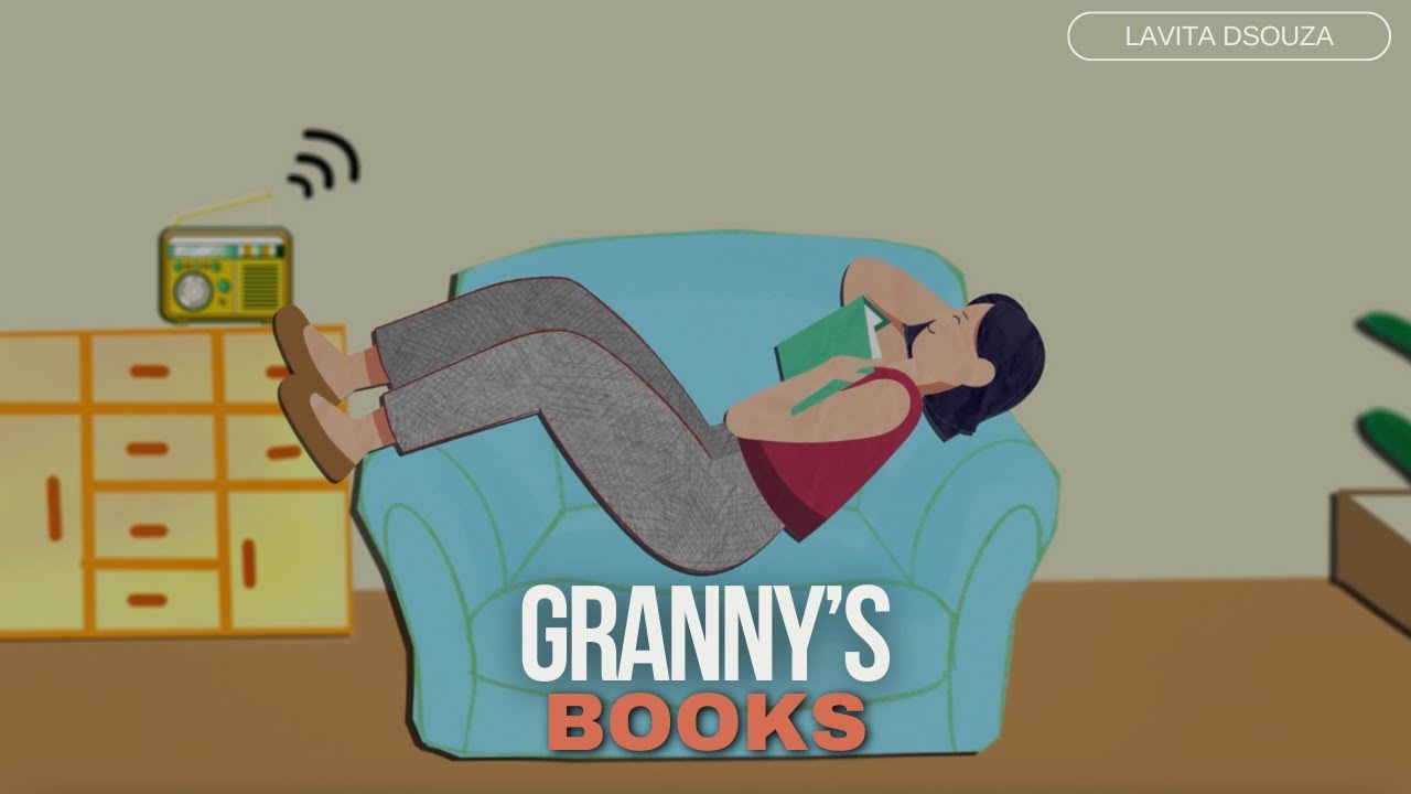 GRANNY'S BOOKS (Children's Illustration/Animation project) - Lavita Dsouza