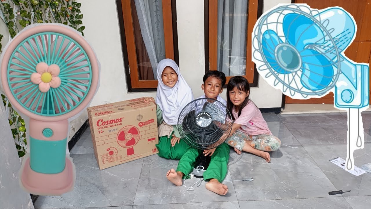 Drama Unboxing Kipas Angin Dinding Cosmos !!!