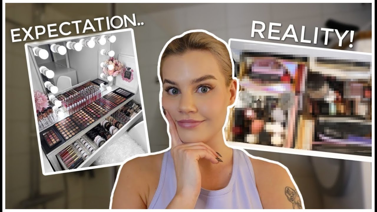 vlogg: SORTERAR ALLT MITT SMINK *anticlimax*