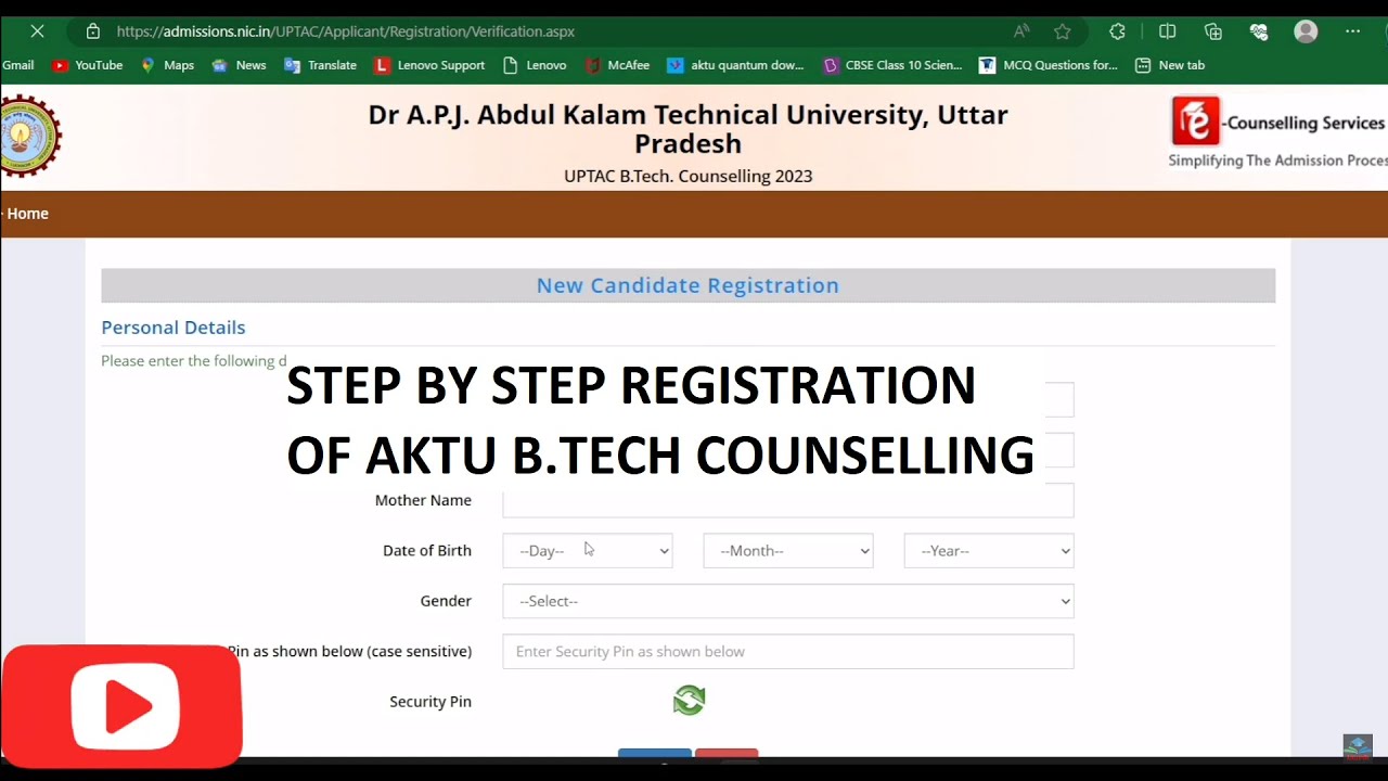 AKTU 2023 Counselling Started | Live Step-by-Step AKTU Registration , Counselling & Choice Filling