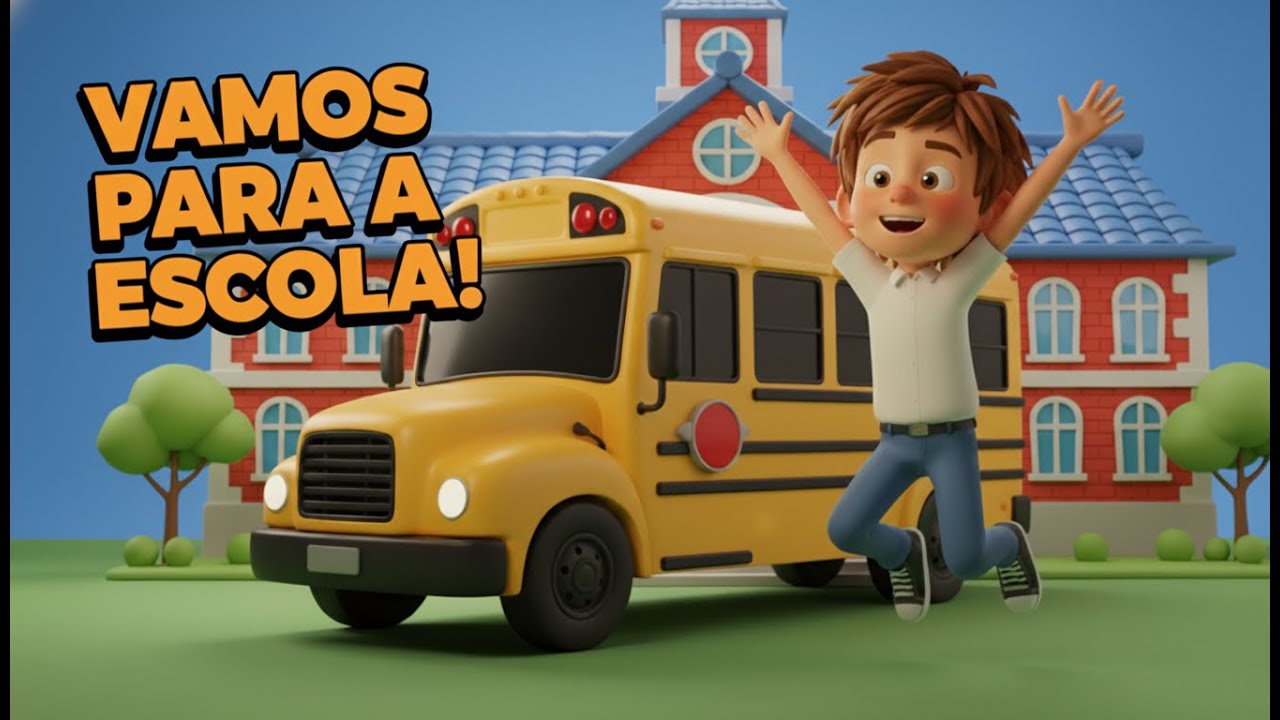 Carlos Vai à Escola 📚✨ | História Infantil Educativa Sobre Aprender, Amizade e Sonhos