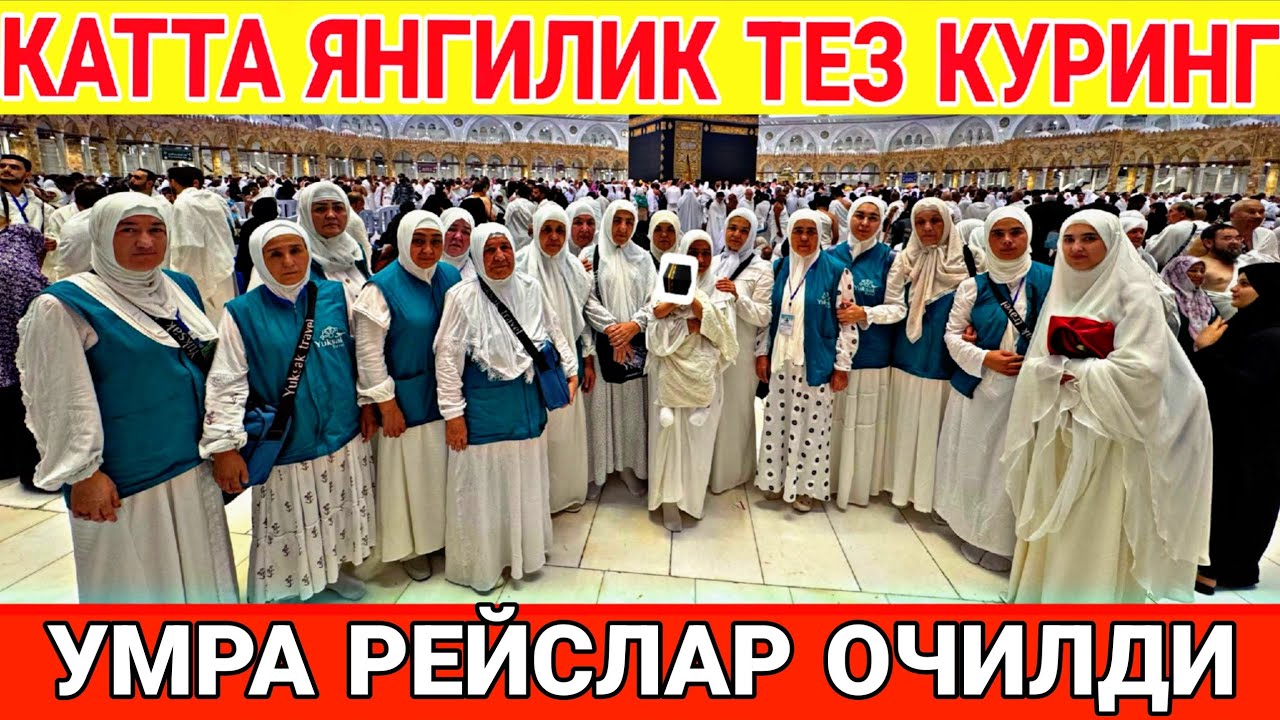 КАТТА ЯНГИЛИК РЕЙСЛАР ОЧИЛДИ ШОШИЛИНГ