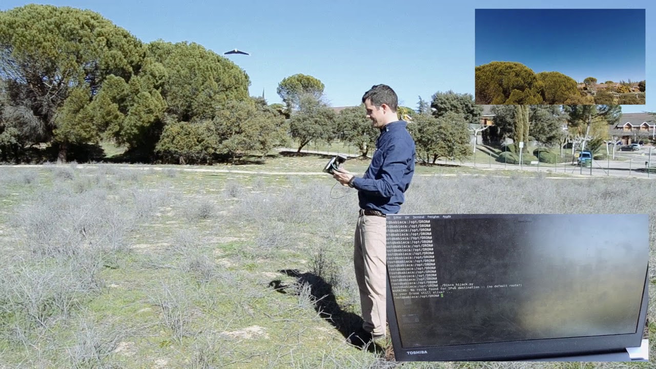 Parrot drones hijacking (RSA 2018) - Disco