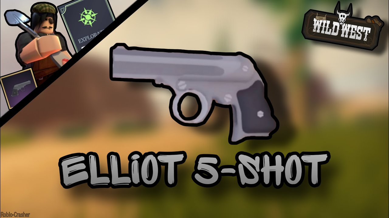Обзор пистолета Elliot 5-Shot в TWW | The Wild West | Roblox