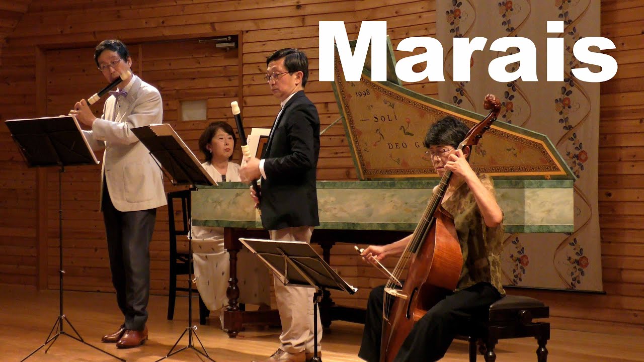 Marin Marais, Chaconne,  Suite en Trio in C major
