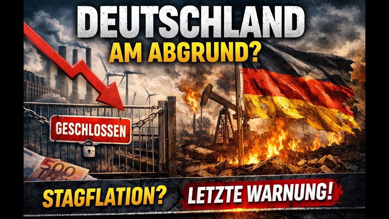 Deutschlands Wirtschaft am Abgrund? Stagflation, Energiekrise & schwache Anleihen – ein Warnsignal