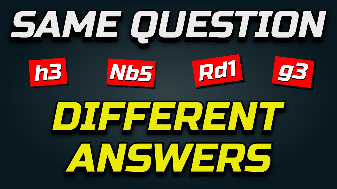 I Asked 80 Differently Rated Players The Same Question