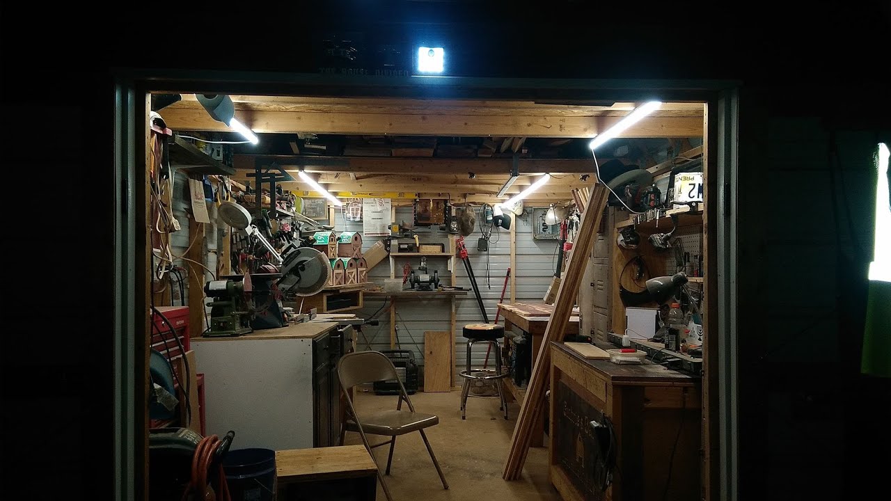 shop update tour of a 10' x 16' portable building/shed woodshop