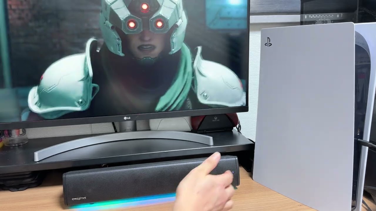 크리에이티브 사운드 블라스터 GS3 PS5 유선연결 및 플레이