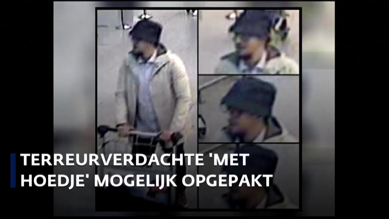 'Terreurverdachte Brussel met hoedje mogelijk opgepakt'