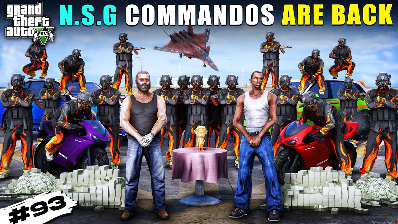 MICHAEL's POWERFUL NSG COMMANDOS ARE BACK | GTA 5 GAMEPLAY #93