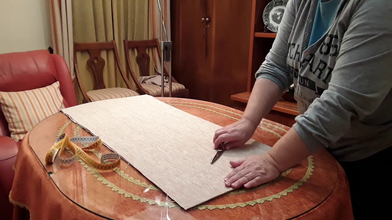 Corte de la ropa de mesa. 2ª parte.