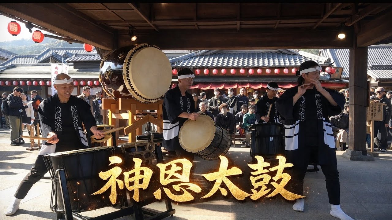 【2026 三重】神恩太鼓 和太鼓演奏 (おかげ横丁) 三重県伊勢市 2026/01/17(土)