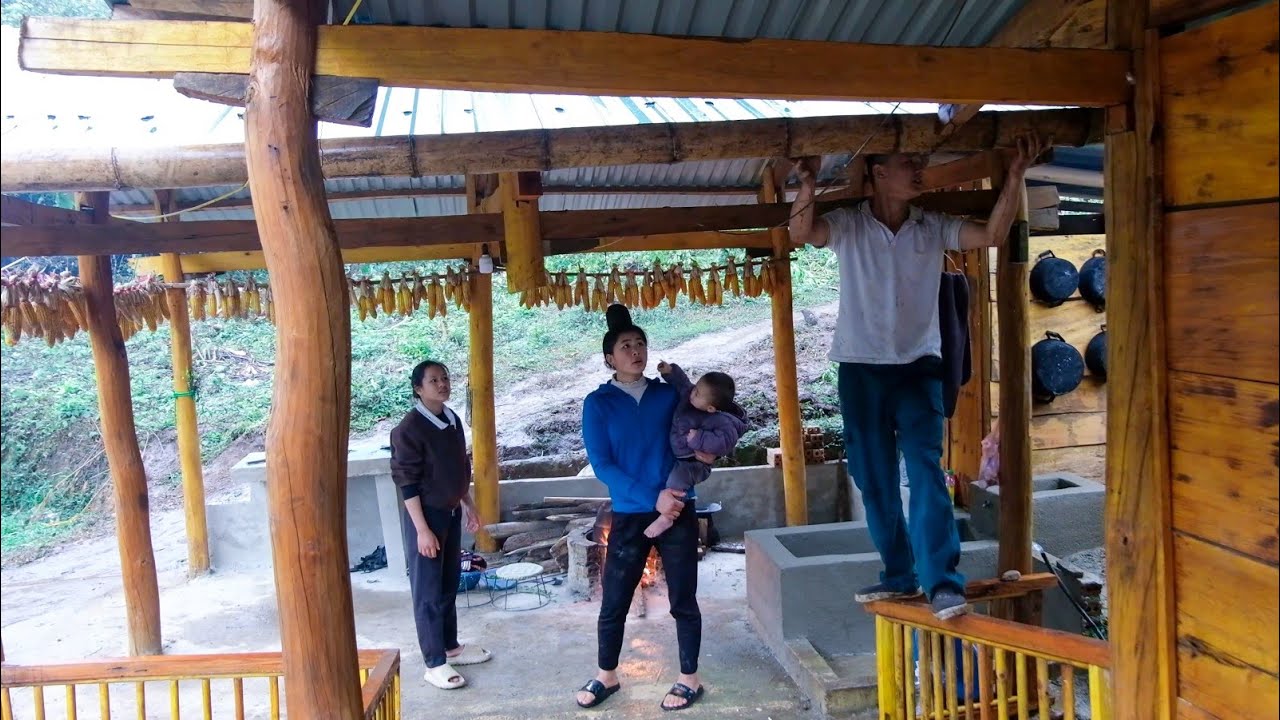 Heavy Rain at the Farm, Repairing Leaky Roofs, Family Farm | Mountain Family Life