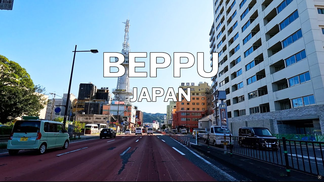Beppu, Japan - Driving Tour 4K