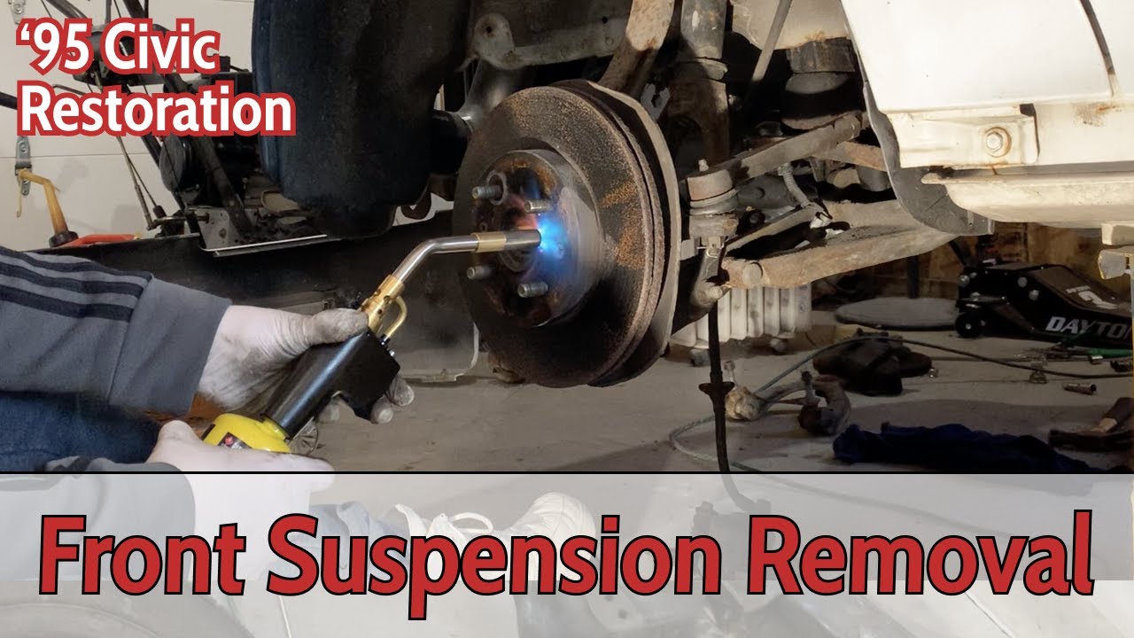 Removing Entire Front Suspension - 1995 Civic Restoration 2